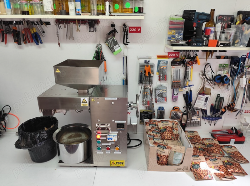 Selector seminte presa ulei filtru ulei bonus masina imbuteliat 220V